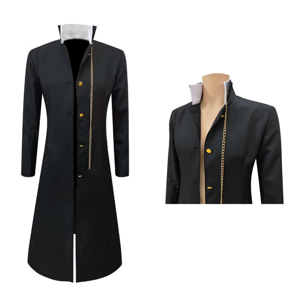 Jotaro Kujo Black Cosplay Costume Halloween Carnival Outfit