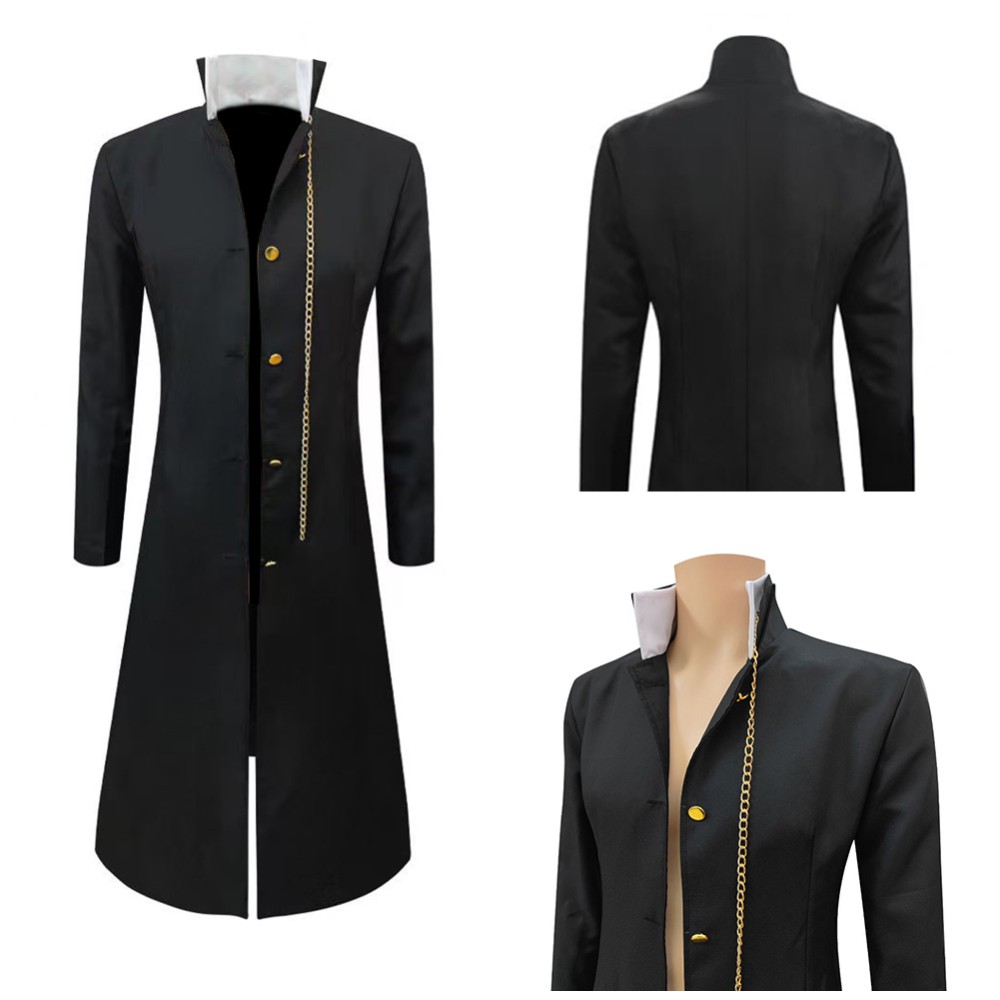 Jotaro Kujo Black Cosplay Costume Halloween Carnival Outfit