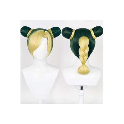 Jolyne Cujoh Wig Heat Resistant Synthetic Hair Accessories Cosplay Costume Halloween Carnival