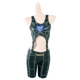 Jolyne Cujoh Suit Cosplay Costume Halloween Carnival Outfit