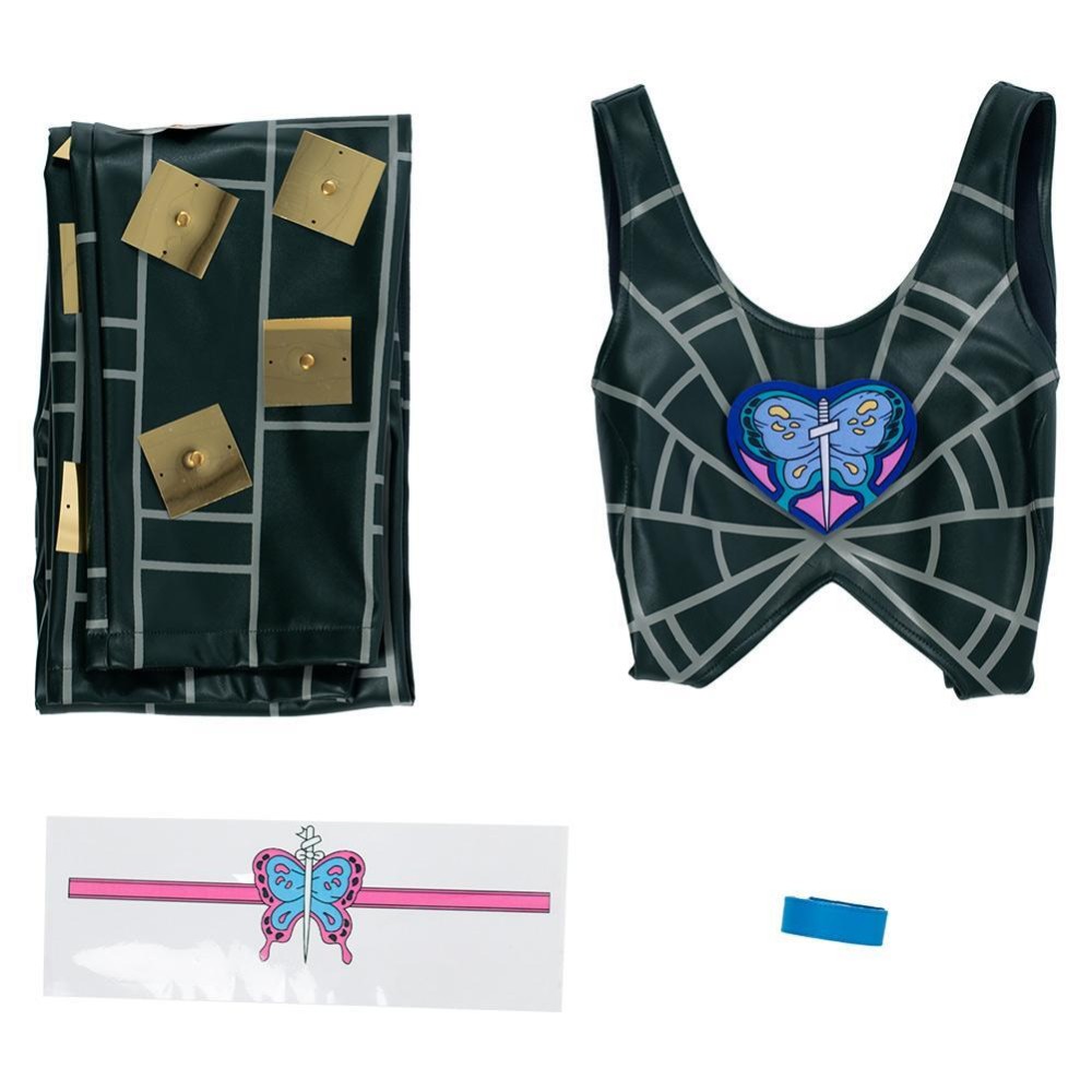 Jolyne Cujoh Suit Cosplay Costume Halloween Carnival Outfit