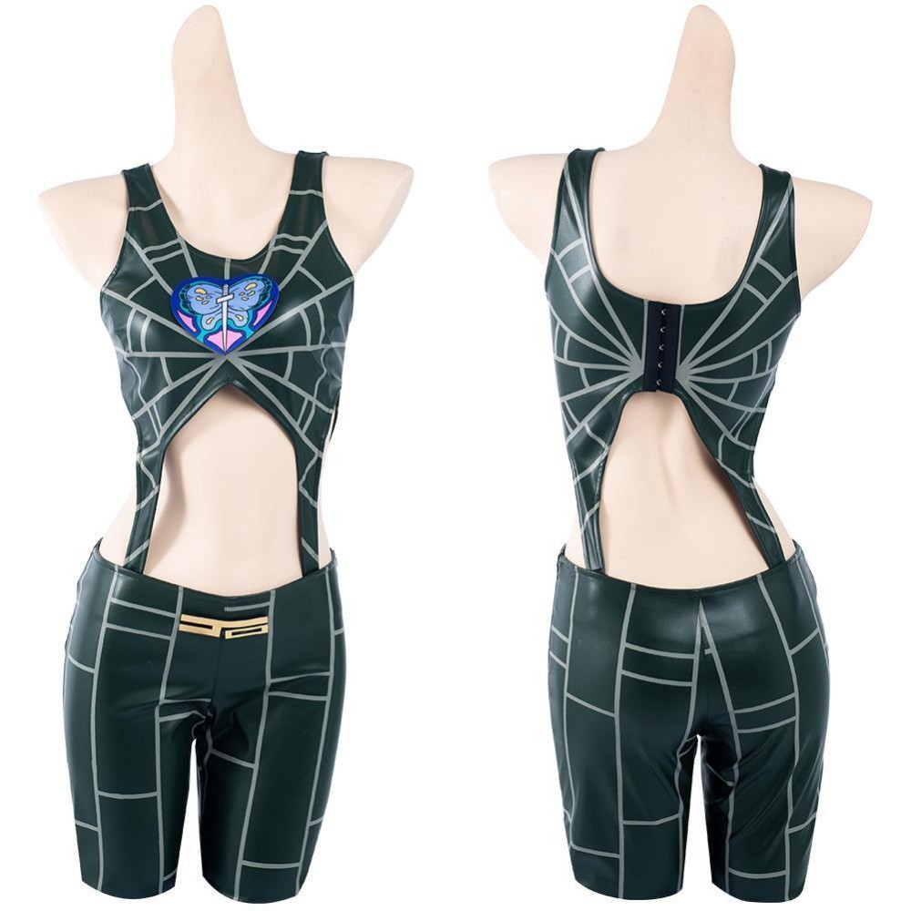 Jolyne Cujoh Suit Cosplay Costume Halloween Carnival Outfit