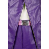 Joker Purple Leather Uniform Suit Cosplay Costume Halloween Carnival Outfit
