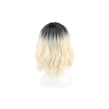 Joker: Folie à Deux (2024) Harley Quinn Gradient Short Wig Accessories Cosplay Costume Halloween Carnival