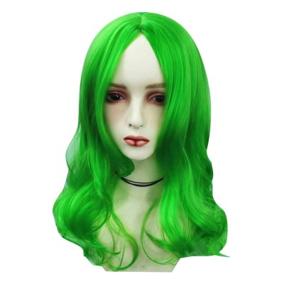 Joker Arthur Fleck Kids Girls Wig Heat Resistant Synthetic Hair Accessories Cosplay Costume Halloween Carnival