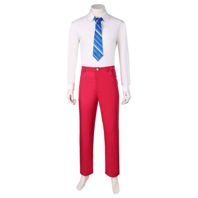 Joker: Folie à Deux Joker Arthur Fleck Red Suit Cosplay Costume Halloween Carnival Outfit