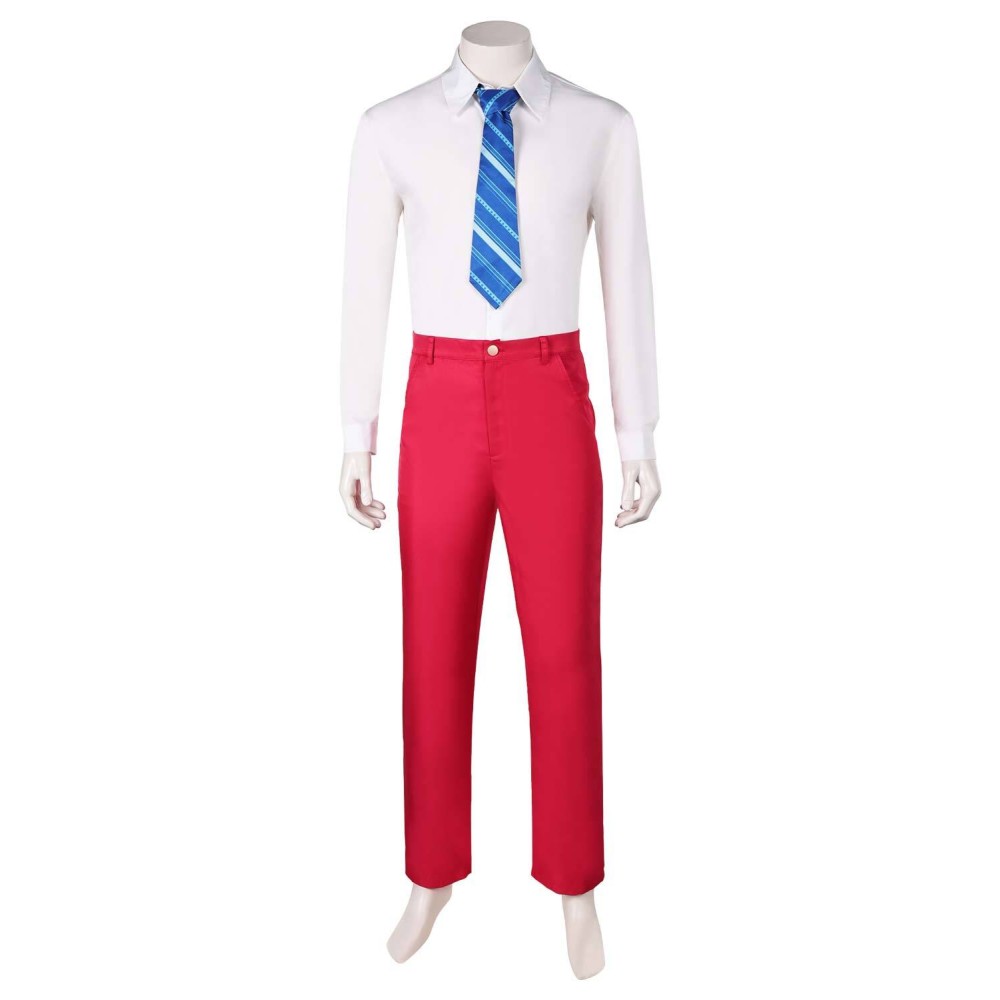 Joker: Folie à Deux Joker Arthur Fleck Red Suit Cosplay Costume Halloween Carnival Outfit