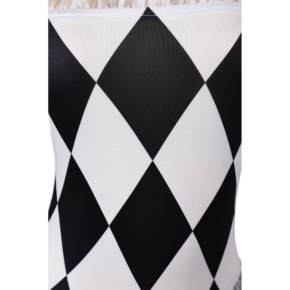 Joker: Folie à Deux Harley Quinn Plaid Swimsuit Suit Cosplay Costume Halloween Carnival Outfit