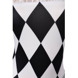 Joker: Folie à Deux Harley Quinn Plaid Swimsuit Suit Cosplay Costume Halloween Carnival Outfit