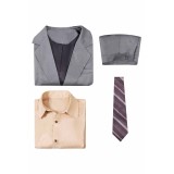 Joker: Folie à Deux Arthur Fleck Gery Uniform Set Suit Cosplay Costume Halloween Carnival Outfit