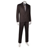 Joker: Folie à Deux(2024) Joker Arthur Fleck Brown Suit Set Uniform Cosplay Costume Halloween Carnival Outfit