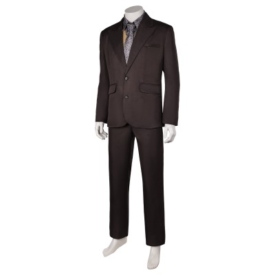 Joker: Folie à Deux(2024) Joker Arthur Fleck Brown Suit Set Uniform Cosplay Costume Halloween Carnival Outfit