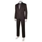 Joker: Folie à Deux(2024) Joker Arthur Fleck Brown Suit Set Uniform Cosplay Costume Halloween Carnival Outfit