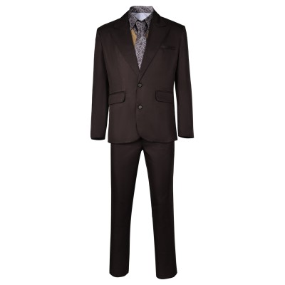 Joker: Folie à Deux(2024) Joker Arthur Fleck Brown Suit Set Uniform Cosplay Costume Halloween Carnival Outfit
