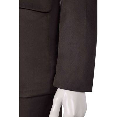 Joker: Folie à Deux(2024) Joker Arthur Fleck Brown Suit Set Uniform Cosplay Costume Halloween Carnival Outfit
