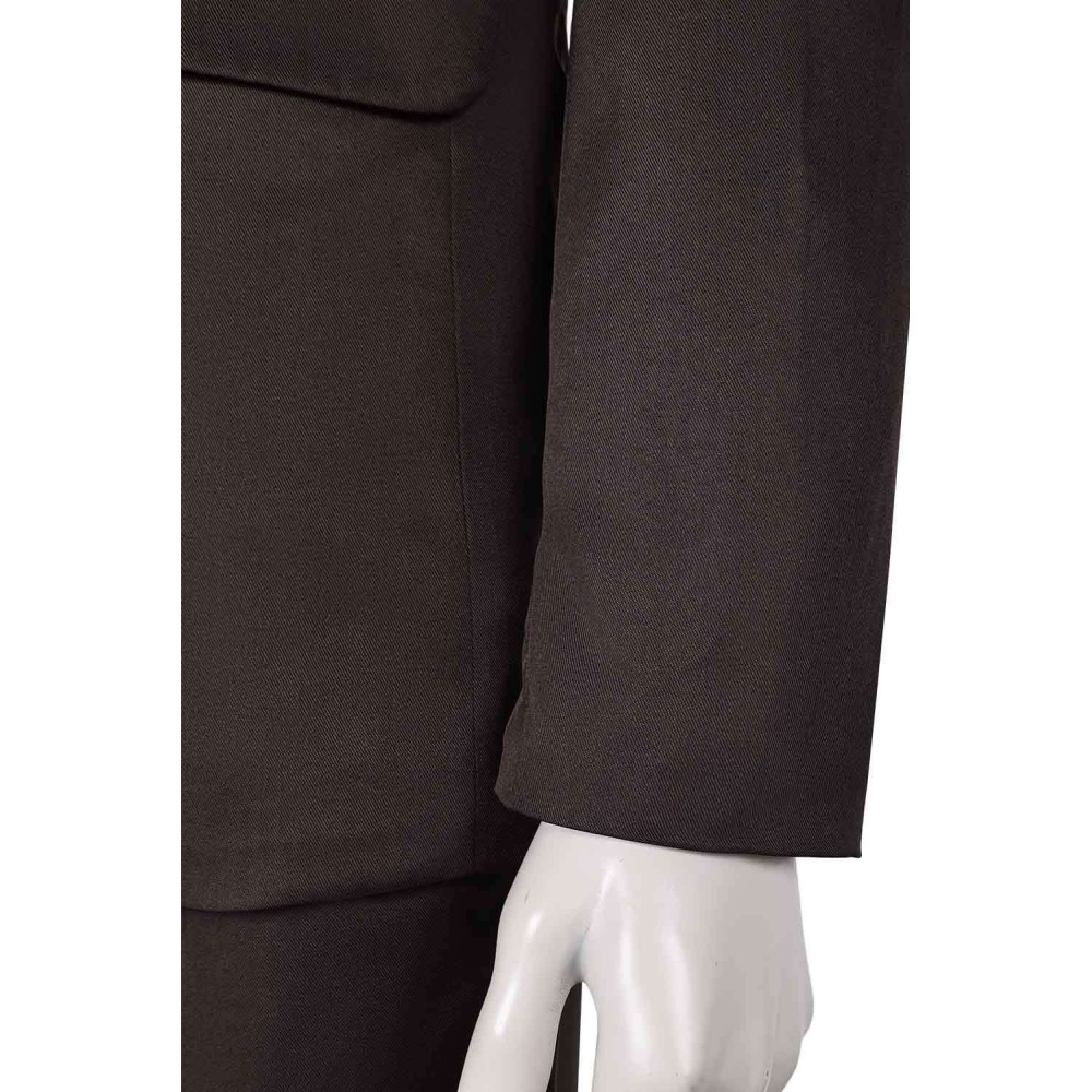 Joker: Folie à Deux(2024) Joker Arthur Fleck Brown Suit Set Uniform Cosplay Costume Halloween Carnival Outfit