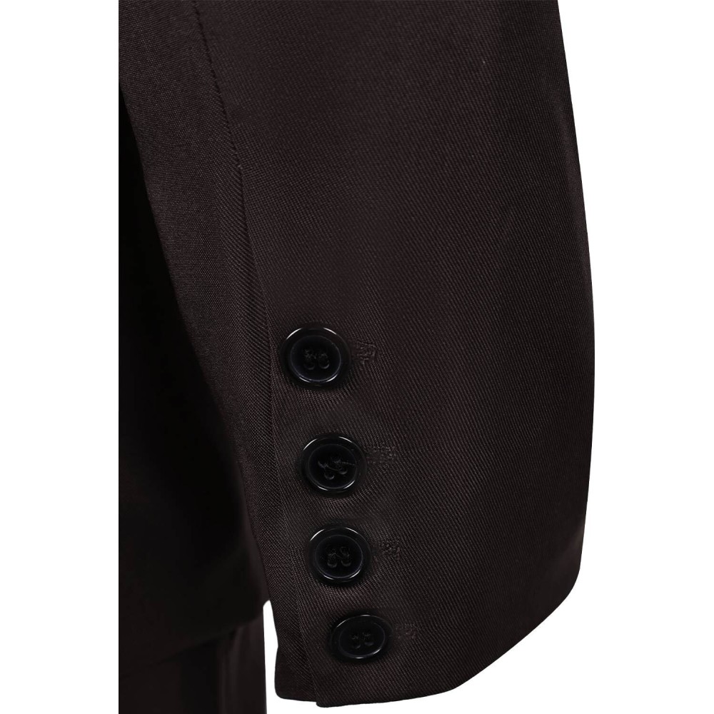 Joker: Folie à Deux(2024) Joker Arthur Fleck Brown Suit Set Uniform Cosplay Costume Halloween Carnival Outfit