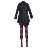 Joker: Folie à Deux(2024) Harley Quinn Black Suit Cosplay Costume Halloween Carnival Outfit