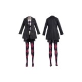 Joker: Folie à Deux(2024) Harley Quinn Black Suit Cosplay Costume Halloween Carnival Outfit