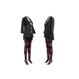 Joker: Folie à Deux(2024) Harley Quinn Black Suit Cosplay Costume Halloween Carnival Outfit