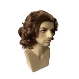 Joker: Folie à Deux(2024) Arthur Fleck Brown Wig Heat Resistant Synthetic Hair Accessories Cosplay Costume Halloween Carnival