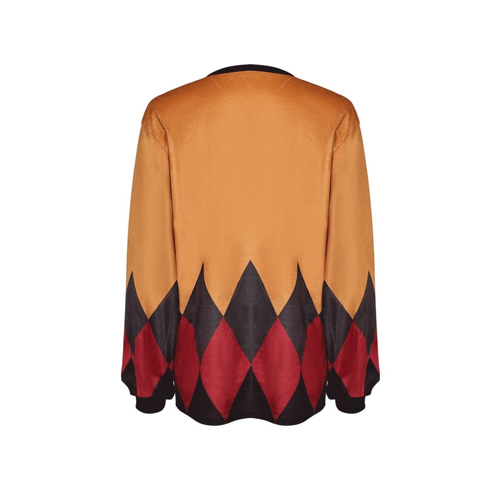Joker: Folie à Deux (2024) Harley Quinn Women Yellow Cardigan Suit Cosplay Costume Halloween Carnival Outfit