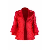 Joker: Folie à Deux (2024) Harley Quinn Women Red Coat Suit Cosplay Costume Halloween Carnival Outfit