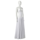 Joker: Folie à Deux (2024) Harley Quinn White Wedding Gown Long Dress Suit Cosplay Costume Halloween Carnival Outfit