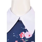 Joker: Folie à Deux (2024) Harley Quinn Floral Printed Dress Suit Cosplay Costume Halloween Carnival Outfit