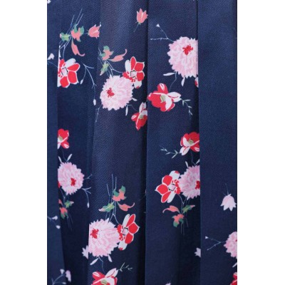 Joker: Folie à Deux (2024) Harley Quinn Floral Printed Dress Suit Cosplay Costume Halloween Carnival Outfit