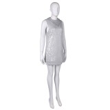 Joker: Folie à Deux (2024) Harley Quinn Disco Women Sequin Dress Suit Cosplay Costume Halloween Carnival Outfit