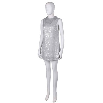 Joker: Folie à Deux (2024) Harley Quinn Disco Women Sequin Dress Suit Cosplay Costume Halloween Carnival Outfit