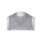 Joker: Folie à Deux (2024) Harley Quinn Disco Women Sequin Dress Suit Cosplay Costume Halloween Carnival Outfit