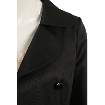Joker: Folie à Deux (2024) Harley Quinn Black Uniform Suit Cosplay Costume Halloween Carnival Outfit