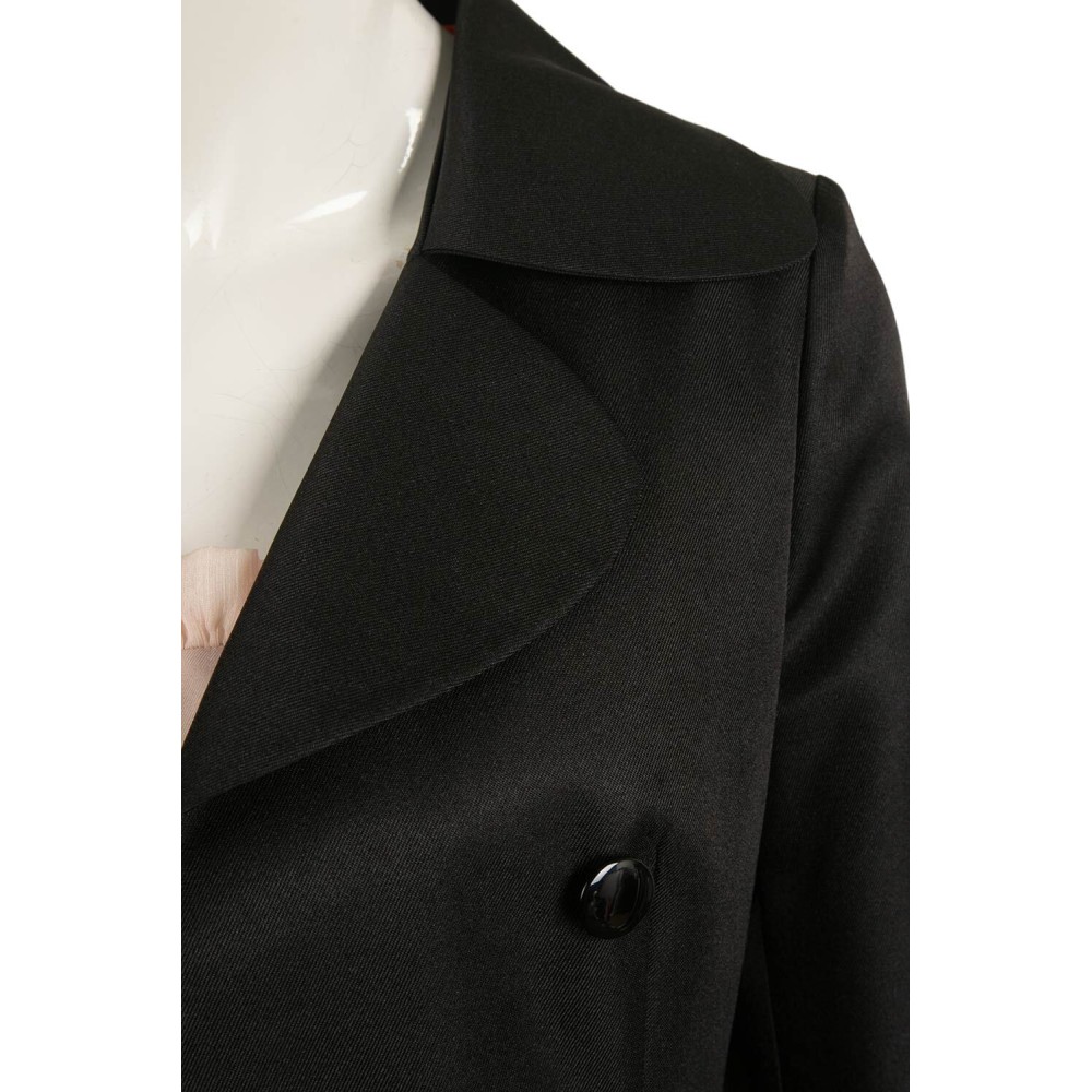 Joker: Folie à Deux (2024) Harley Quinn Black Uniform Suit Cosplay Costume Halloween Carnival Outfit