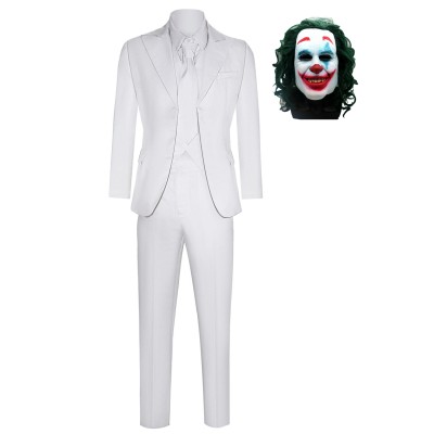 Joker: Folie à Deux (2024) Arthur Fleck Uniform Suit Cosplay Costume Halloween Carnival Outfit