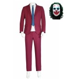 Joker: Folie à Deux (2024) Arthur Fleck Red Uniform Suit Cosplay Costume Halloween Carnival Outfit