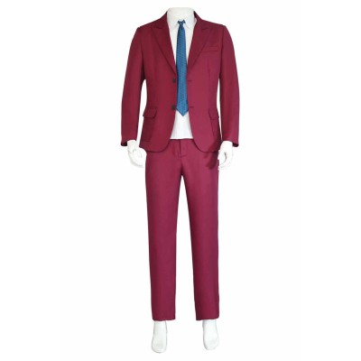 Joker: Folie à Deux (2024) Arthur Fleck Red Uniform Suit Cosplay Costume Halloween Carnival Outfit