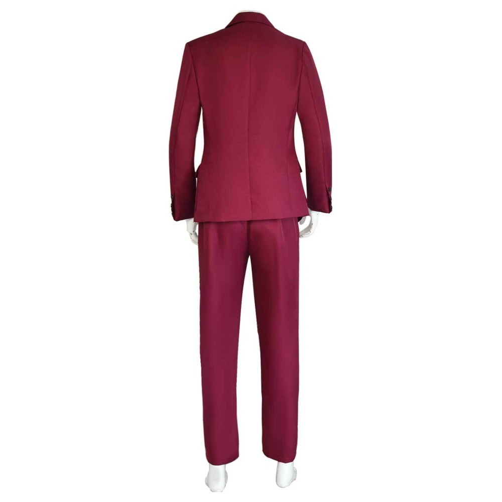 Joker: Folie à Deux (2024) Arthur Fleck Red Uniform Suit Cosplay Costume Halloween Carnival Outfit