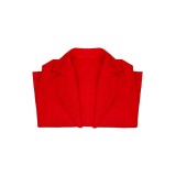 Joker: Folie à Deux (2024) Arthur Fleck Kids Joker2 Read Coat Suit Cosplay Costume Halloween Carnival Outfit