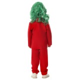 Joker: Folie à Deux (2024) Arthur Fleck Kids Joker2 Read Coat Suit Cosplay Costume Halloween Carnival Outfit