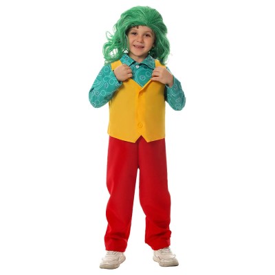 Joker: Folie à Deux (2024) Arthur Fleck Kids Boys Joker Suit With Wig Cosplay Costume Halloween Carnival