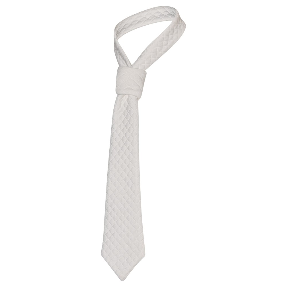 Joker: Folie à Deux (2024) Arthur Fleck White Necktie Accessories Props Cosplay Costume Halloween Carnival