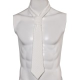 Joker: Folie à Deux (2024) Arthur Fleck White Necktie Accessories Props Cosplay Costume Halloween Carnival