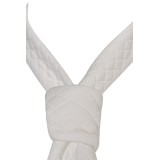 Joker: Folie à Deux (2024) Arthur Fleck White Necktie Accessories Props Cosplay Costume Halloween Carnival