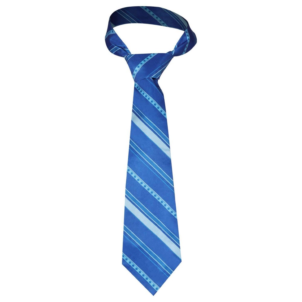 Joker: Folie à Deux (2024) Arthur Fleck Blue Striped Tie Accessories Cosplay Costume Halloween Carnival