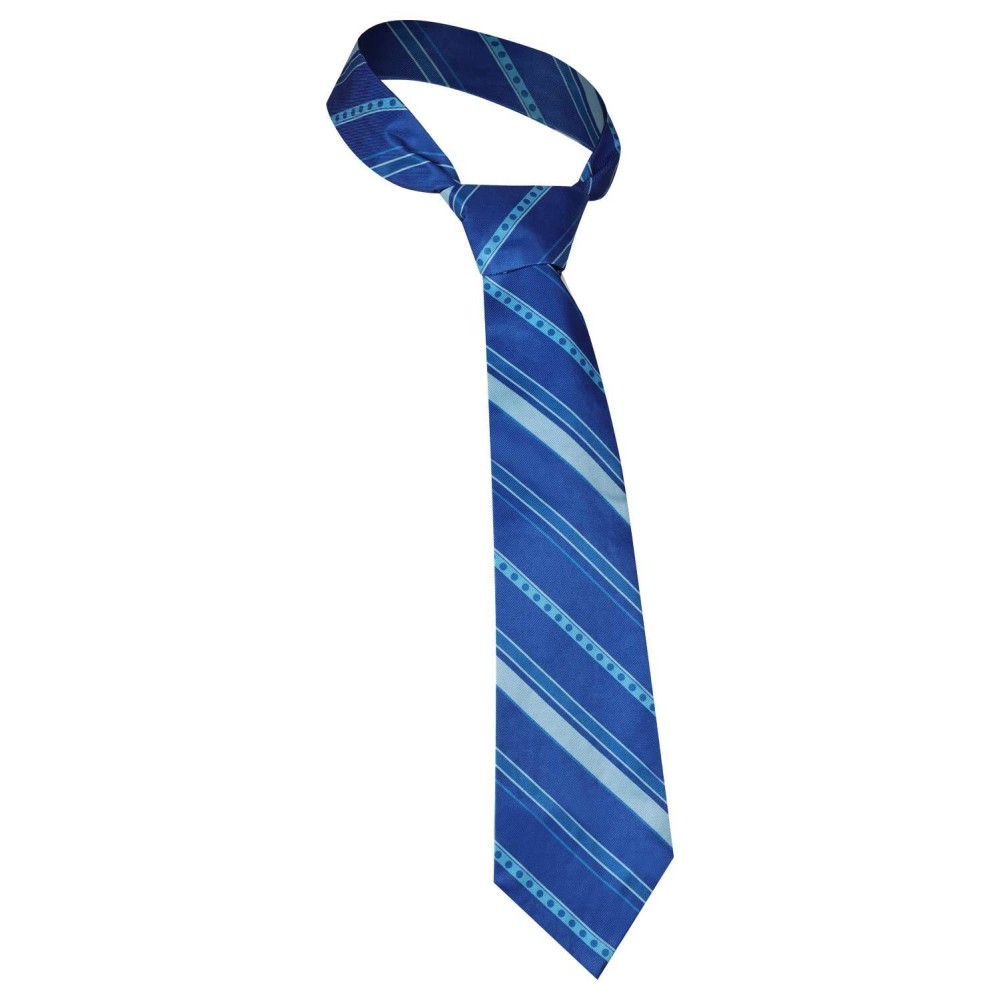 Joker: Folie à Deux (2024) Arthur Fleck Blue Striped Tie Accessories Cosplay Costume Halloween Carnival