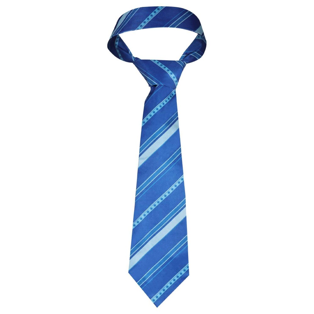 Joker: Folie à Deux (2024) Arthur Fleck Blue Striped Tie Accessories Cosplay Costume Halloween Carnival