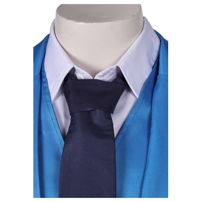 Joker: Folie à Deux (2024) Arthur Fleck Blue Suit Uniform Cosplay Costume Halloween Carnival Outfit