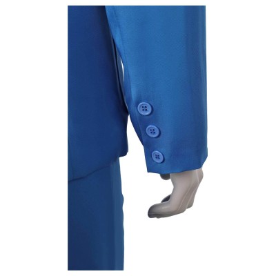 Joker: Folie à Deux (2024) Arthur Fleck Blue Suit Uniform Cosplay Costume Halloween Carnival Outfit